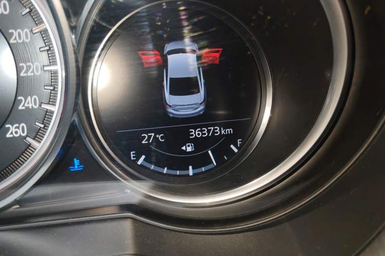 Used Mazda Atenza 2021 2.5L Sky Blue Sport Edition Odometer Close Up
