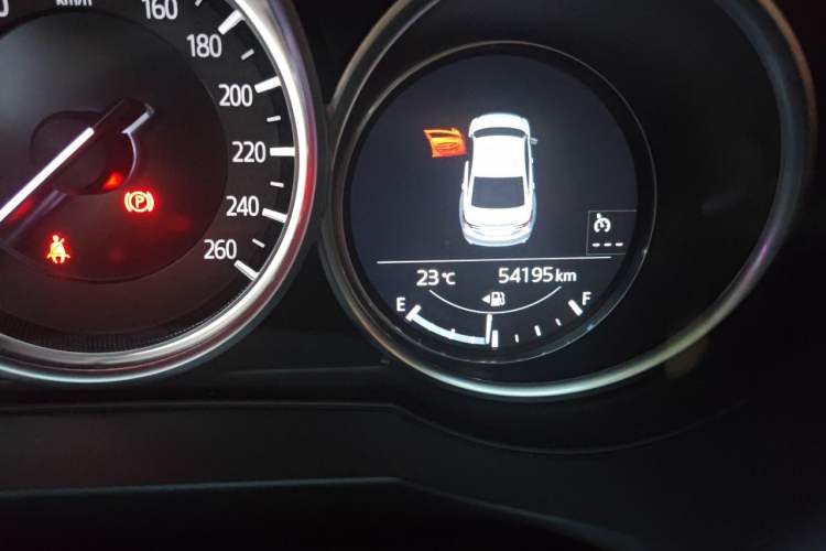 Used Mazda Atenza 2021 2.5L Sky Blue Sport Edition Odometer Close Up