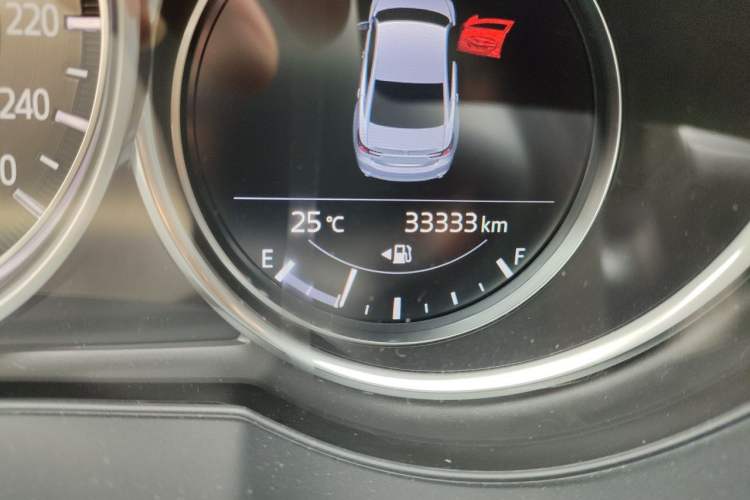 Used Mazda Atenza 2021 2.5L Sky Blue Sport Edition Odometer Close Up