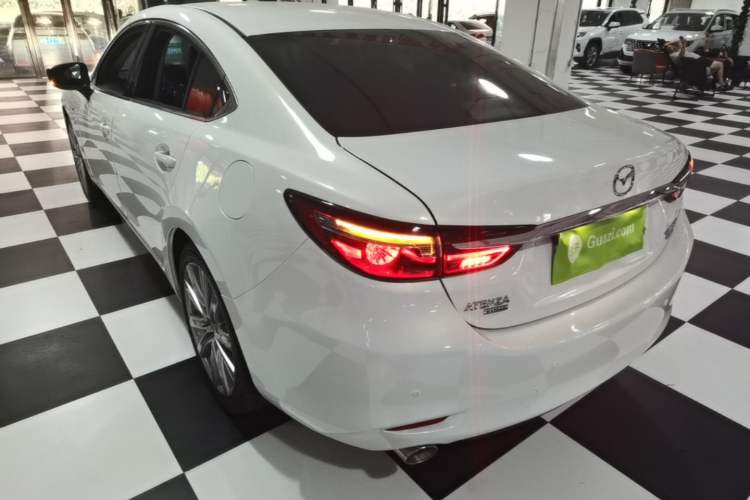Used Mazda Atenza 2021 2.5L Sky Blue Sport Edition Rear Left 45 Deg