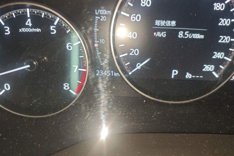 Used Mazda CX-30 2021 2.0L Automatic Joyful Edition Odometer Close Up