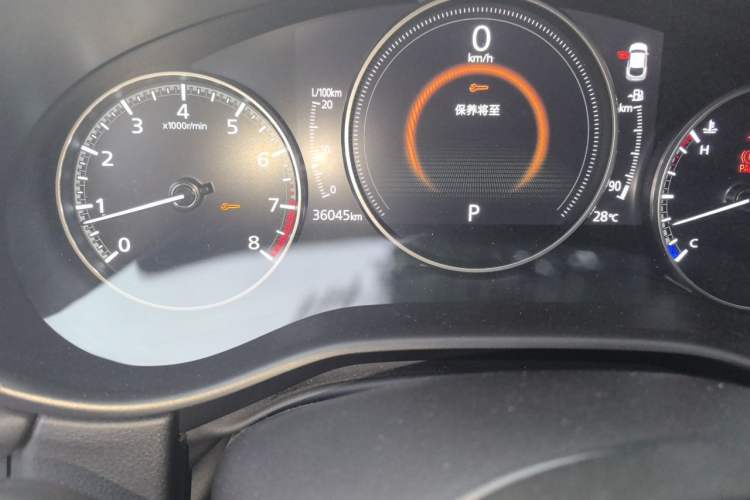 Used Mazda CX-30 2021 2.0L Automatic YAYUE Version Odometer Close Up