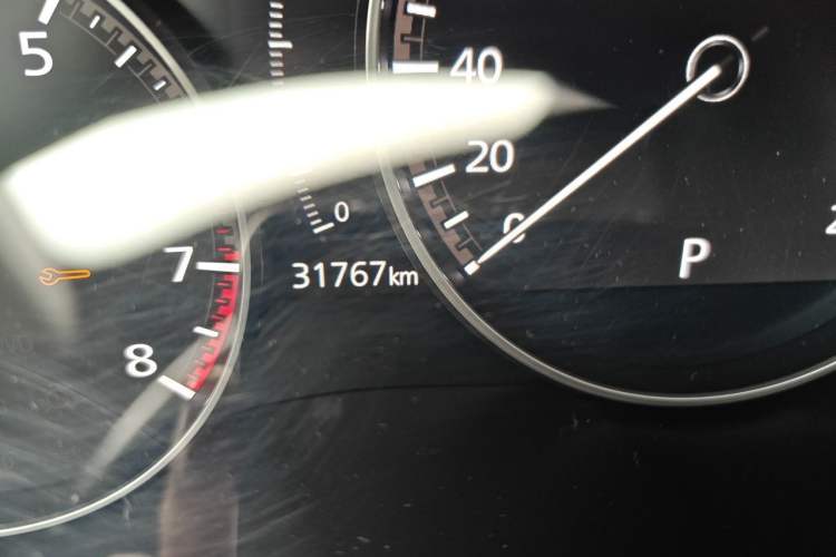 Used Mazda CX-30 2022 2.0L Automatic Jiayue Black Edition Odometer Close Up