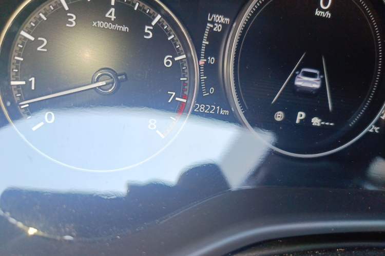 Used Mazda CX-30 2022 2.0L Automatic YAYUE Black Obsidian Edition Odometer Close Up