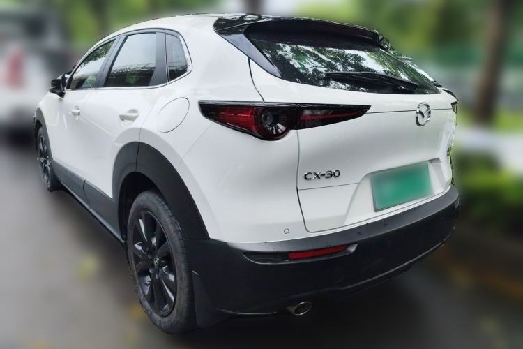 Used Mazda CX-30 2022 2.0L Automatic YAYUE Black Obsidian Edition Rear Left 45 Deg