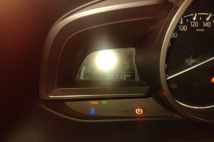 Used Mazda CX-4 2020 2.0L Automatic Two-Wheel Drive Blue Sky Dynamic Edition Odometer Close Up