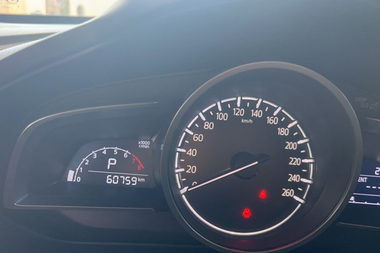 Used Mazda CX-4 2021 2.0L Automatic Two-Wheel Drive Blue Sky Exploration Edition Odometer Close Up