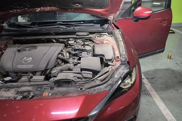 Used Mazda CX-4 2016 2.0L Automatic Two-Wheel Drive Blue Sky Exploration Edition Engine Bay Left