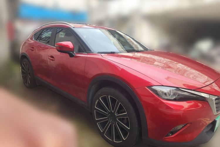 Used Mazda CX-4 2016 2.0L Automatic Two-Wheel Drive Blue Sky Leading Edition Front Right 45 Deg