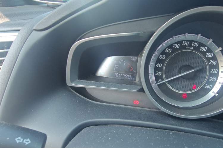 Used Mazda CX-4 2016 2.5L Automatic 4x4 Sky Blue Passion Edition Odometer Close Up