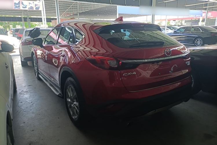 Used Mazda CX-4 2016 2.0L Automatic Two-Wheel Drive Blue Sky Exploration Edition Rear Left 45 Deg
