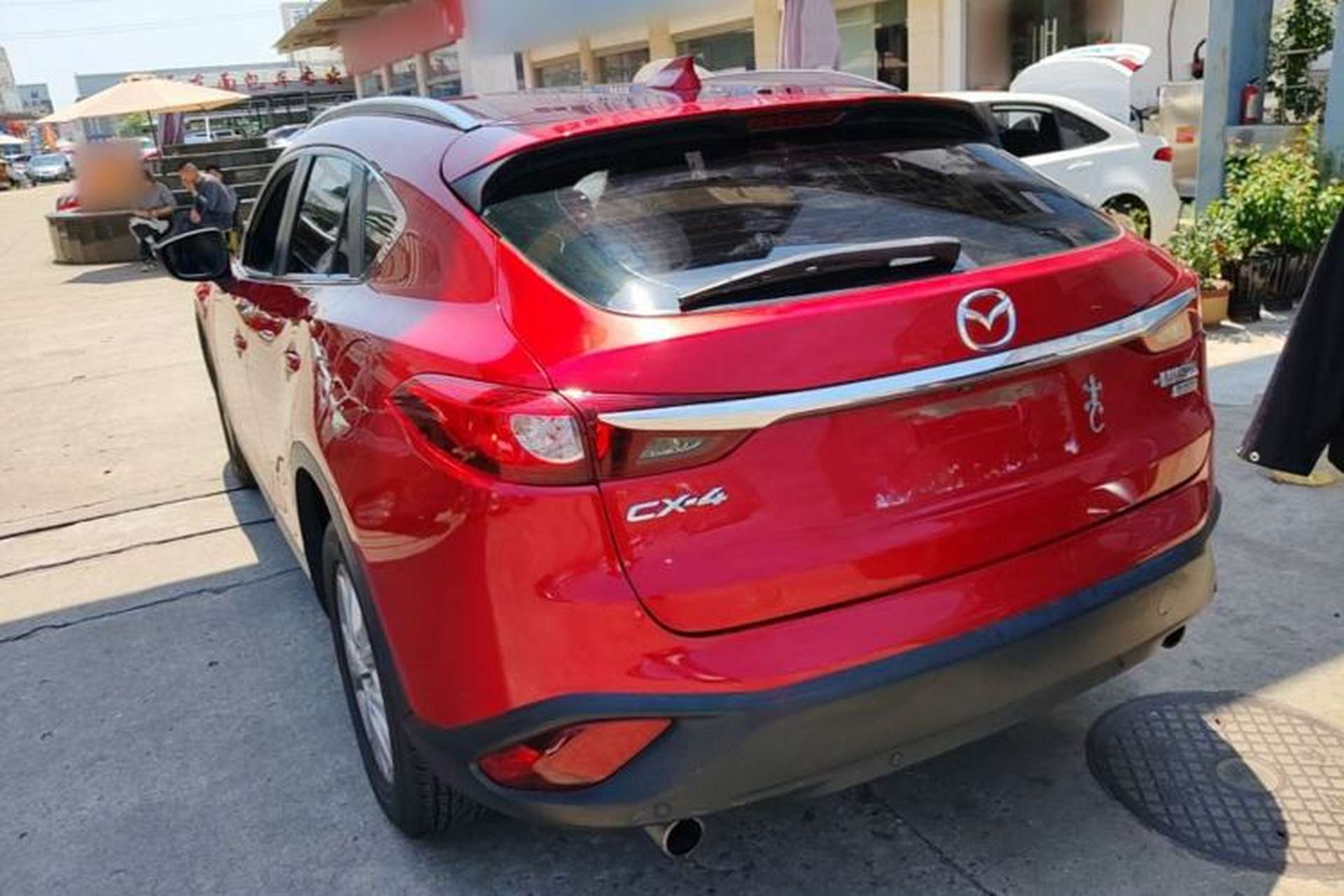 Used Mazda CX-4 2016 2.0L Automatic Two-Wheel Drive Blue Sky Leading Edition Rear Left 45 Deg