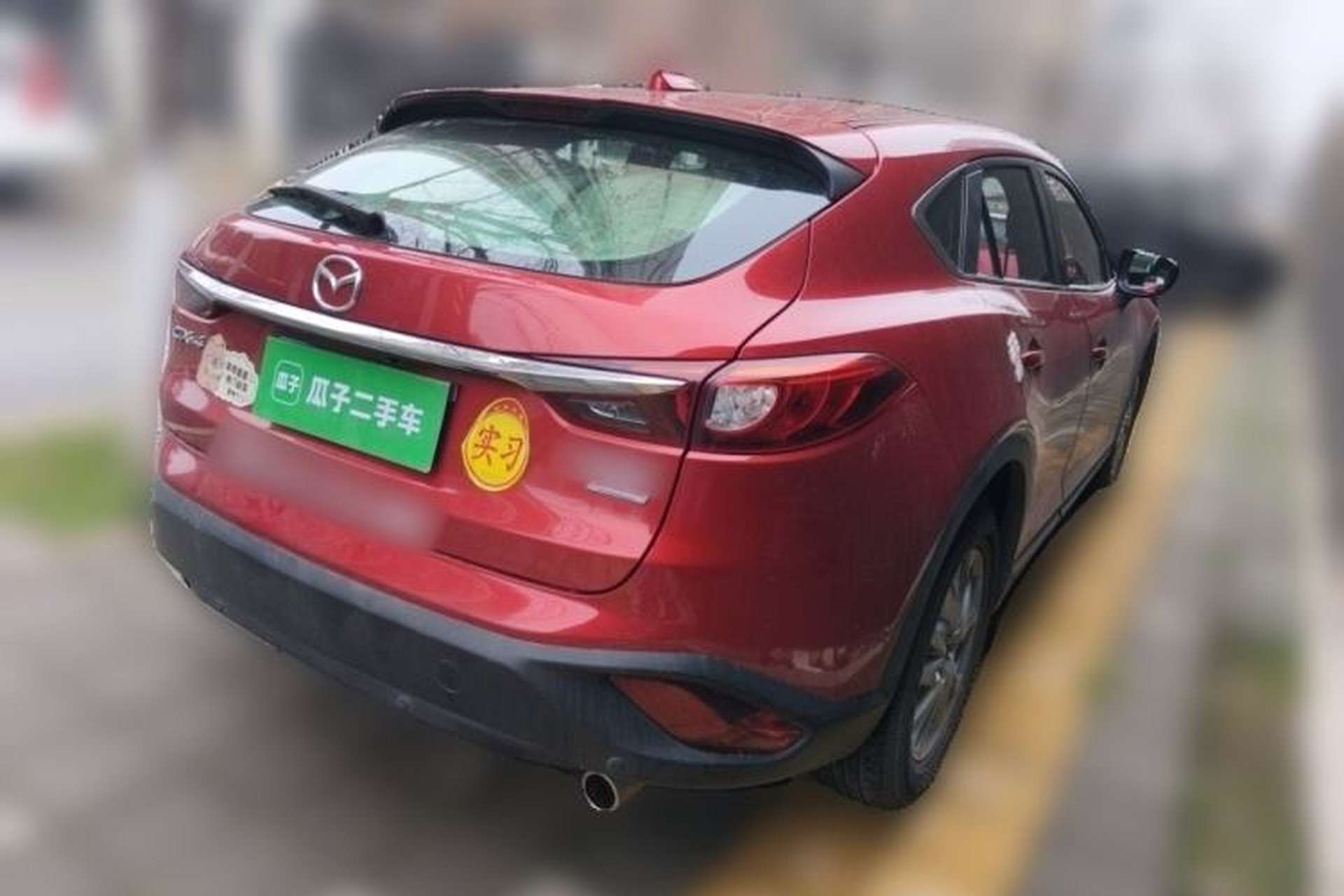 Used Mazda CX-4 2016 2.0L Automatic Two-Wheel Drive Blue Sky Exploration Edition Rear Right 45 Deg
