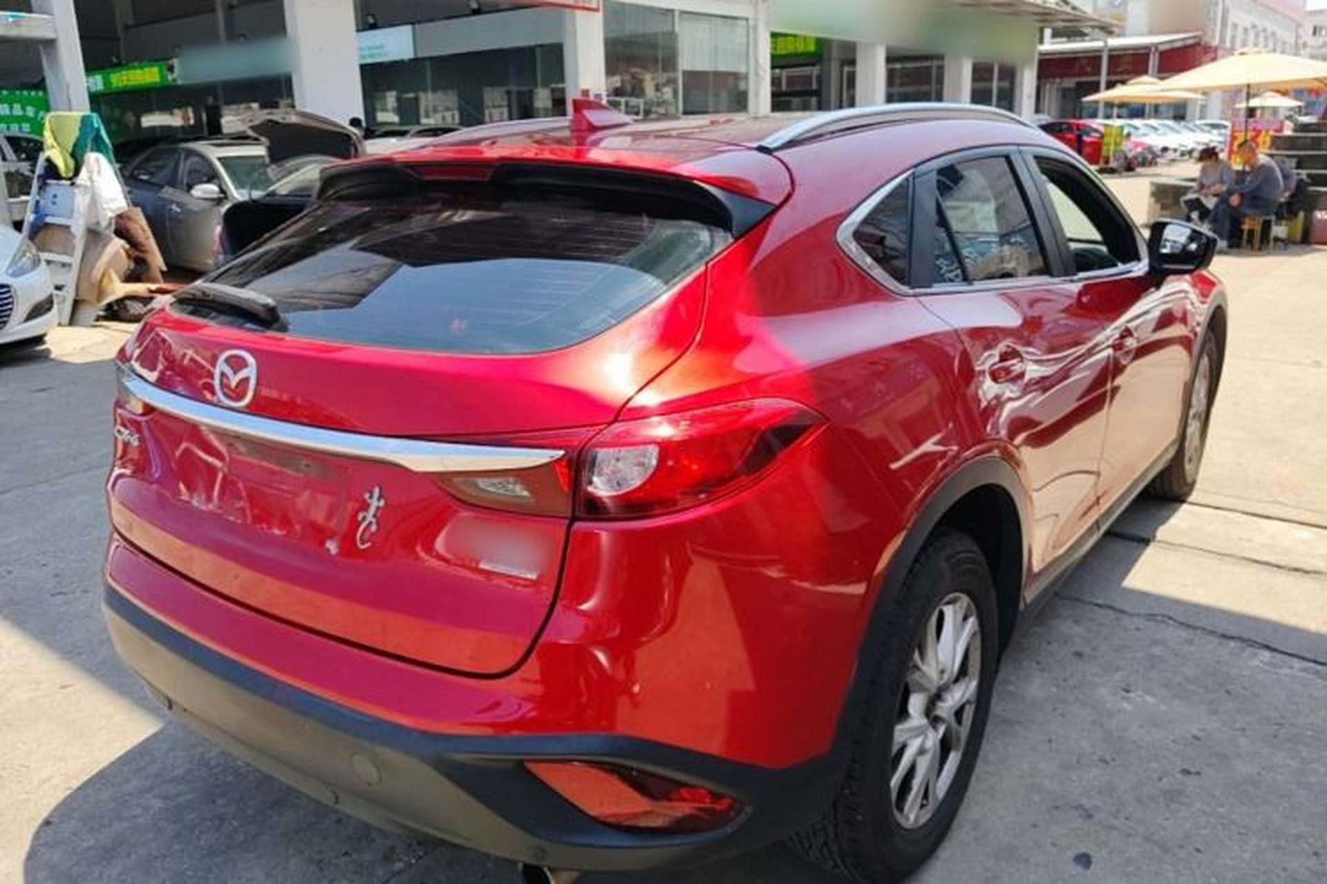 Used Mazda CX-4 2016 2.0L Automatic Two-Wheel Drive Blue Sky Leading Edition Rear Right 45 Deg