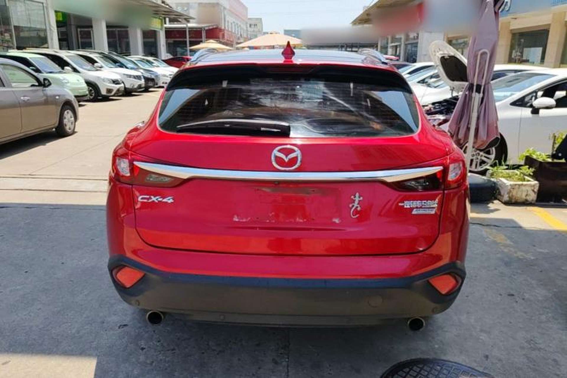 Used Mazda CX-4 2016 2.0L Automatic Two-Wheel Drive Blue Sky Leading Edition Rear