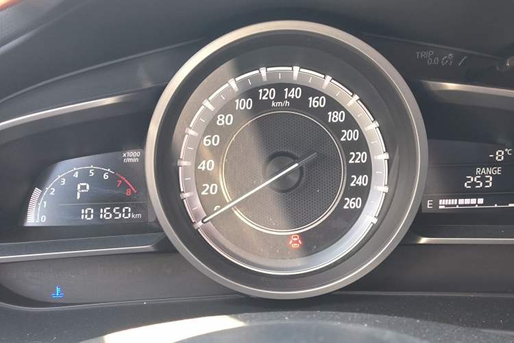 Used Mazda CX-4 2016 2.0L Automatic 2WD Blue Sky Dynamic Edition Odometer Close Up