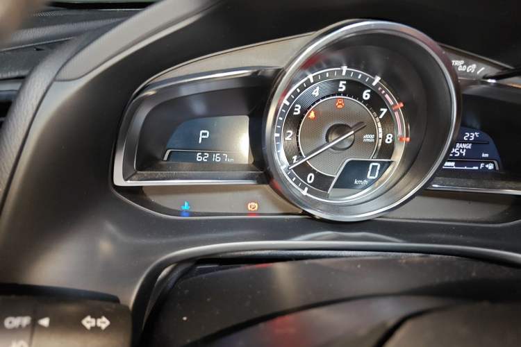Used Mazda CX-4 2016 2.5L Automatic 4x4 Bluetide Fearless Edition Odometer Close Up
