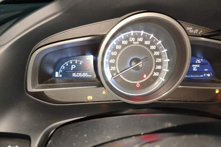 Used Mazda CX-4 2016 2.0L Automatic 2WD Blue Sky Dynamic Edition Odometer Close Up