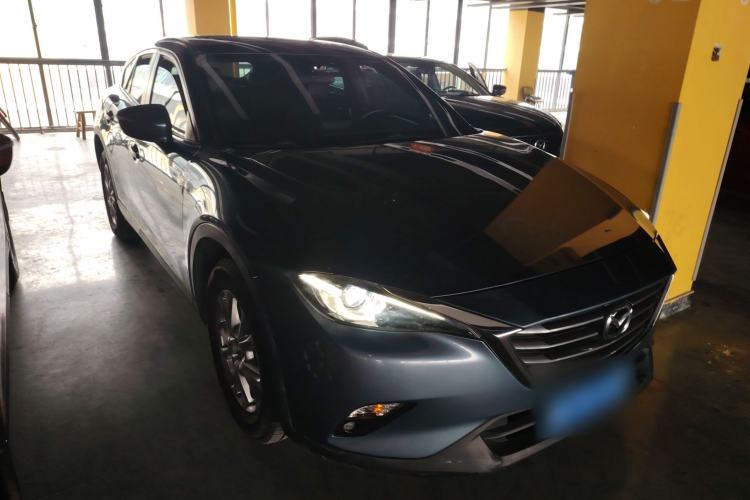 Used Mazda CX-4 2018 2.0L Automatic Two-Wheel Drive Blue Sky Luxury Edition Front Right 45 Deg
