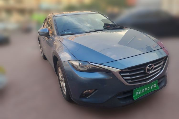 Used Mazda CX-4 2018 2.0L Automatic Two-Wheel Drive Blue Sky Luxury Edition Front Right 45 Deg