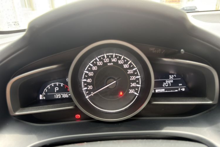Used Mazda CX-4 2018 2.0L Automatic Two-Wheel Drive Blue Sky Luxury Edition Odometer Close Up