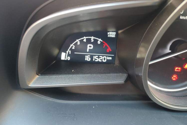 Used Mazda CX-4 2018 2.0L Automatic Two-Wheel Drive Blue Sky Luxury Edition Odometer Close Up