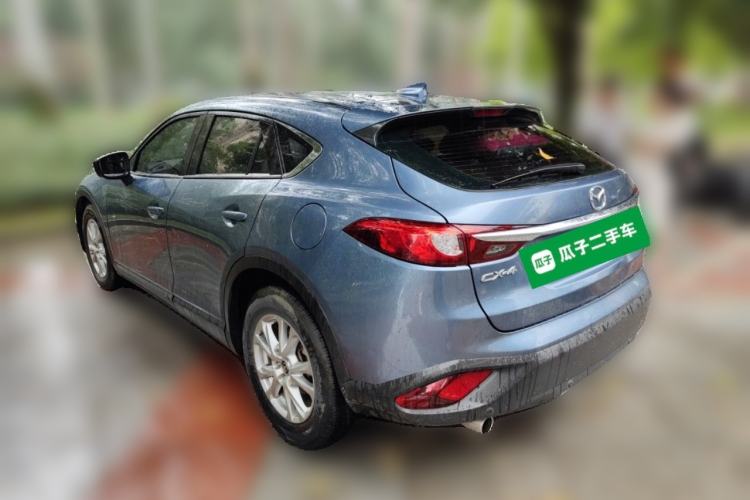 Used Mazda CX-4 2018 2.0L Automatic Two-Wheel Drive Blue Sky Luxury Edition Rear Left 45 Deg