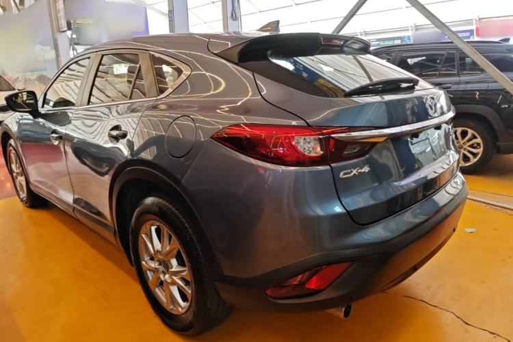 Used Mazda CX-4 2018 2.0L Automatic Two-Wheel Drive Blue Sky Dynamic Version China V Standard Rear Left 45 Deg
