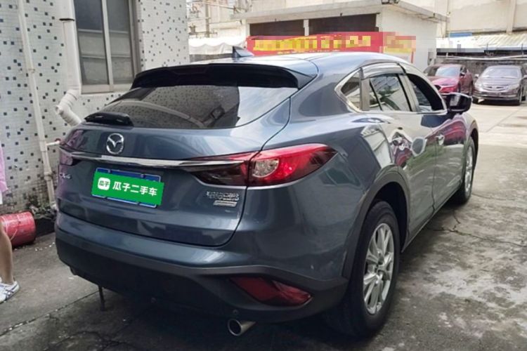 Used Mazda CX-4 2018 2.0L Automatic Two-Wheel Drive Blue Sky Luxury Edition Rear Right 45 Deg