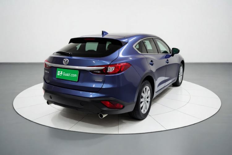 Used Mazda CX-4 2018 2.0L Automatic Two-Wheel Drive Blue Sky Luxury Edition Rear Right 45 Deg