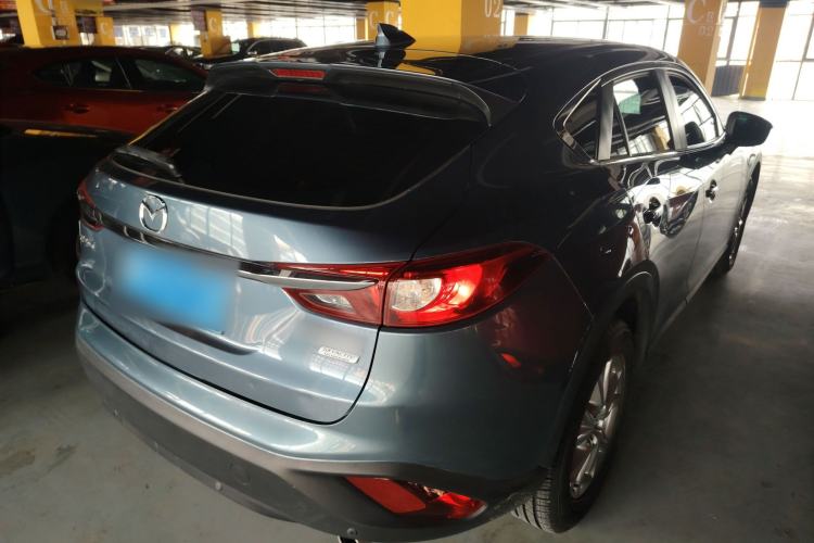 Used Mazda CX-4 2018 2.0L Automatic Two-Wheel Drive Blue Sky Luxury Edition Rear Right 45 Deg