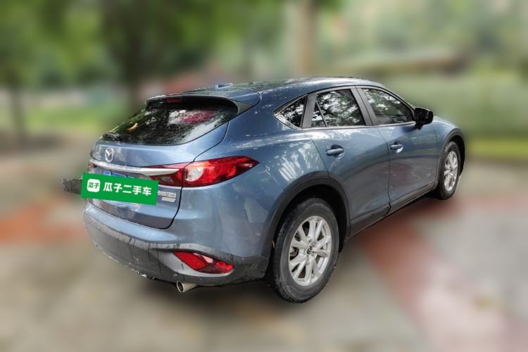 Used Mazda CX-4 2018 2.0L Automatic Two-Wheel Drive Blue Sky Luxury Edition Rear Right 45 Deg
