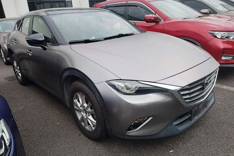 Used Mazda CX-4 2018 2.0L Automatic Two-Wheel Drive Blue Sky Luxury Edition Front Right 45 Deg