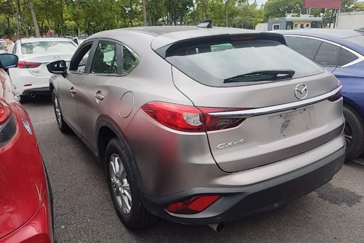 Used Mazda CX-4 2018 2.0L Automatic Two-Wheel Drive Blue Sky Luxury Edition Rear Left 45 Deg