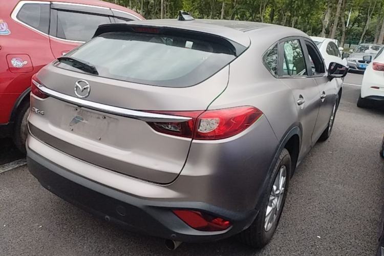 Used Mazda CX-4 2018 2.0L Automatic Two-Wheel Drive Blue Sky Luxury Edition Rear Right 45 Deg