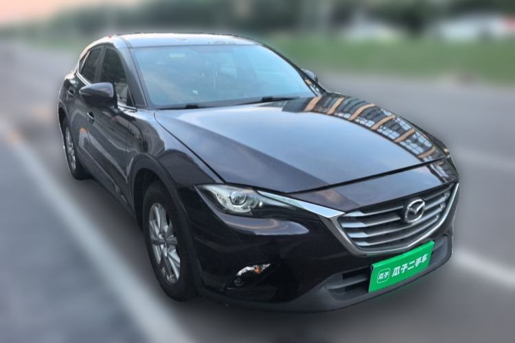 Used Mazda CX-4 2018 2.0L Automatic Two-Wheel Drive Blue Sky Luxury Edition Front Right 45 Deg