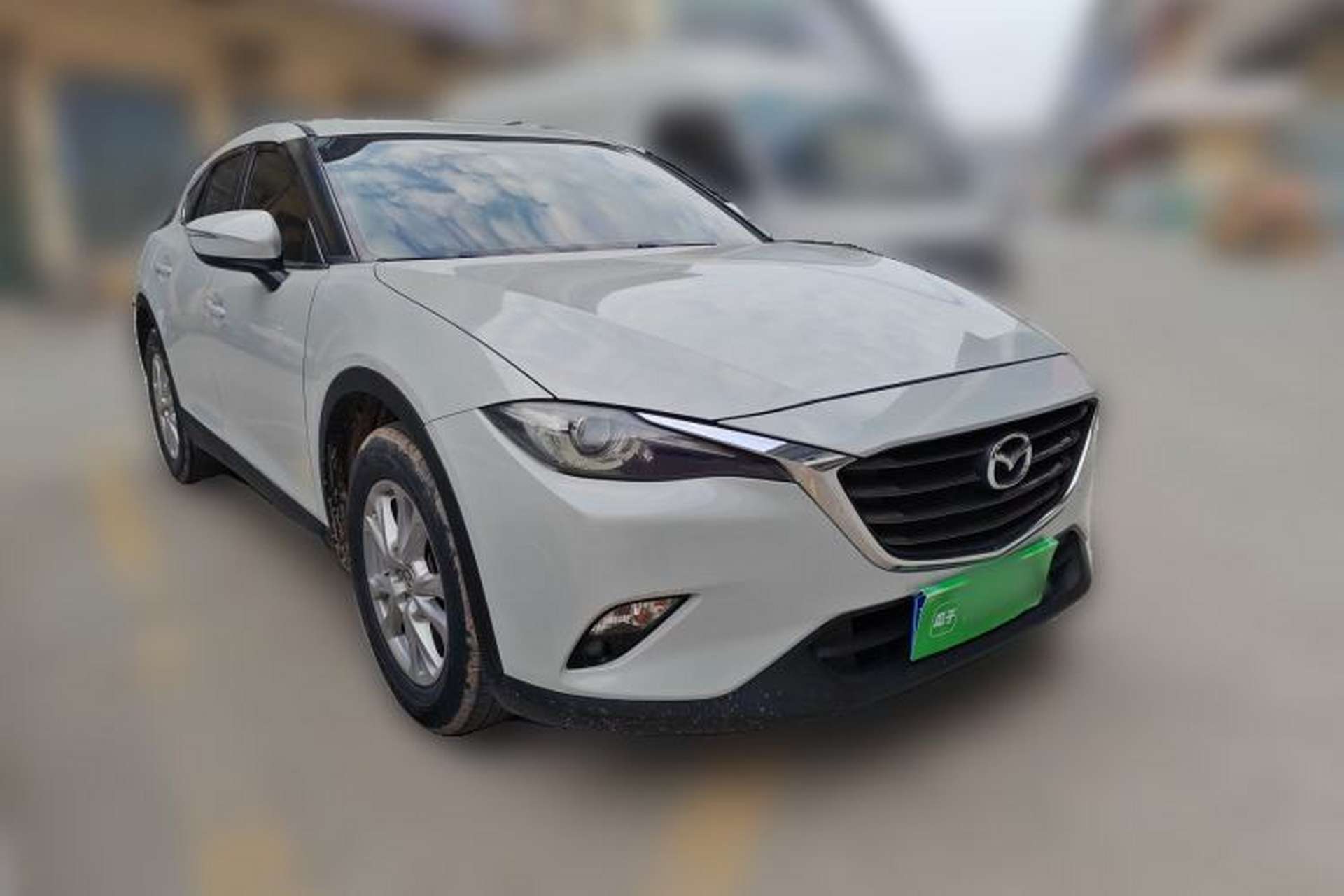 Used Mazda CX-4 2018 2.0L Automatic Two-Wheel Drive Blue Sky Luxury Edition Front Right 45 Deg