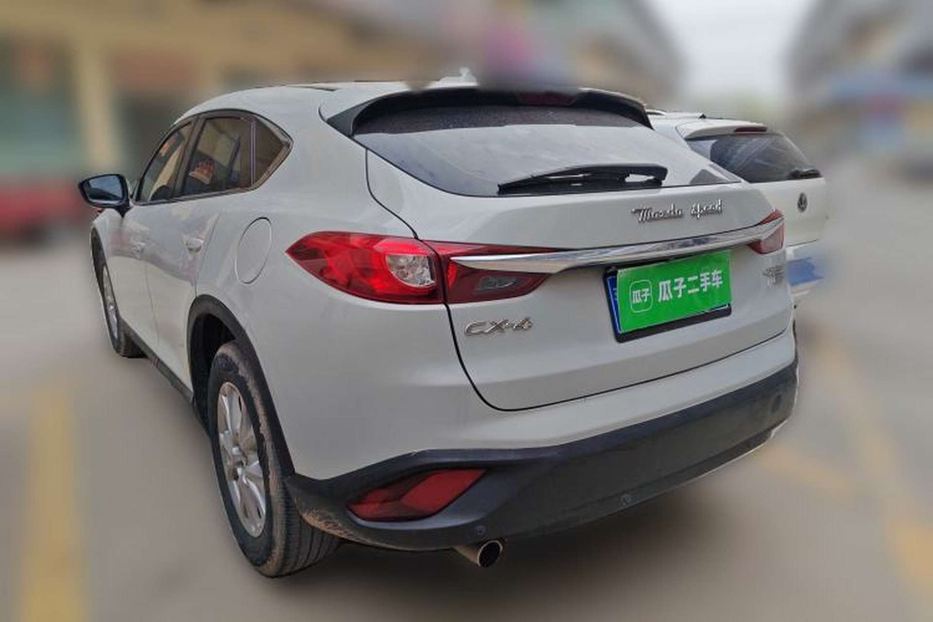 Used Mazda CX-4 2018 2.0L Automatic Two-Wheel Drive Blue Sky Luxury Edition Rear Left 45 Deg
