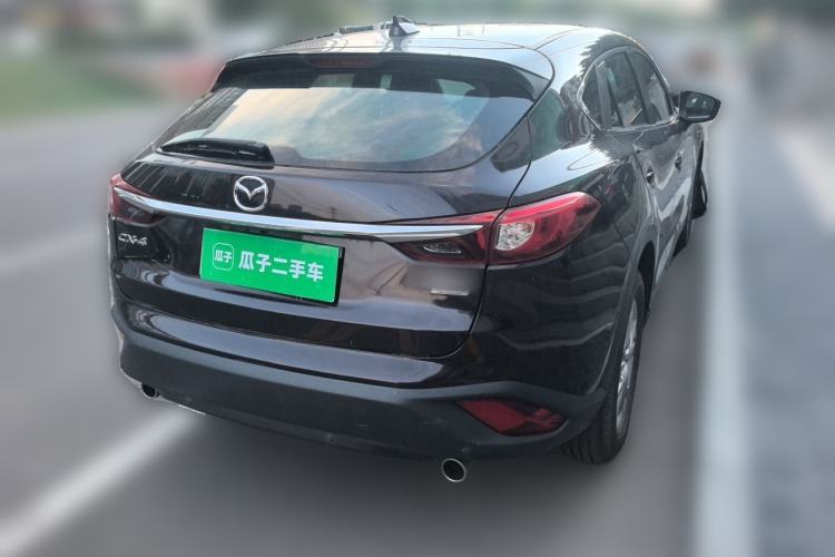 Used Mazda CX-4 2018 2.0L Automatic Two-Wheel Drive Blue Sky Luxury Edition Rear Right 45 Deg