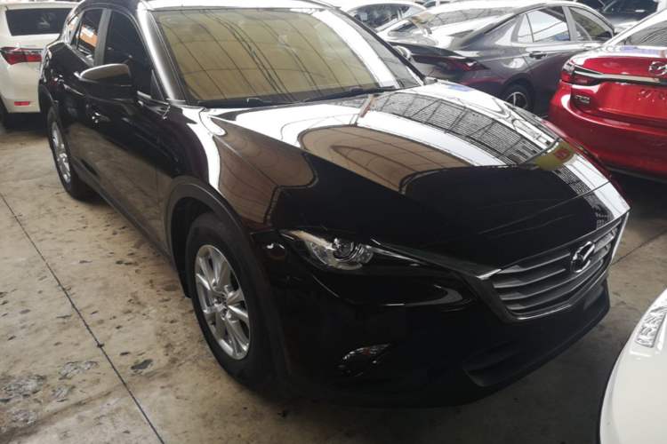 Used Mazda CX-4 2018 2.0L Automatic Two-Wheel Drive Blue Sky Luxury Edition Front Right 45 Deg