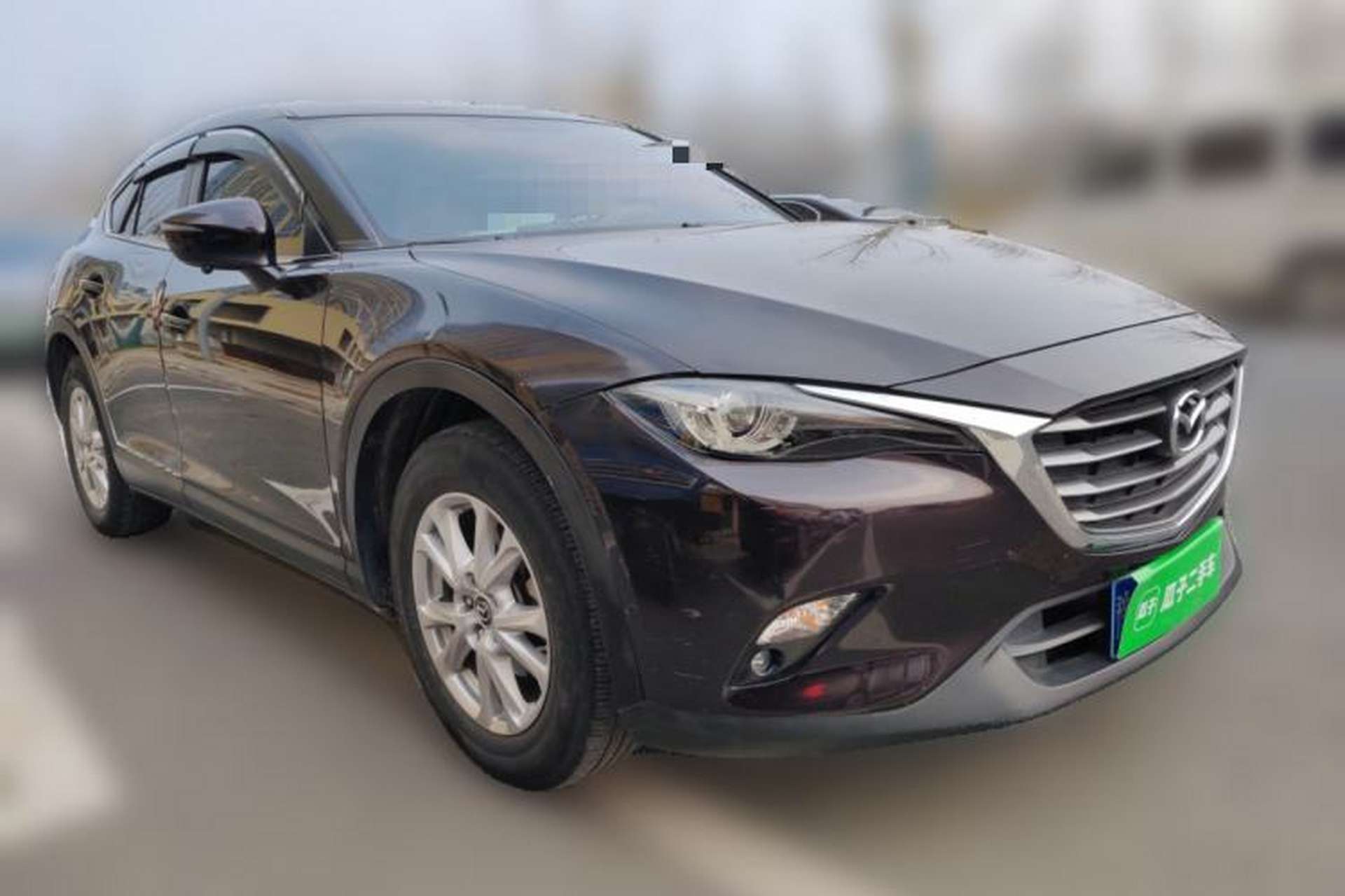 Used Mazda CX-4 2018 2.0L Automatic Two-Wheel Drive Blue Sky Luxury Edition Front Right 45 Deg