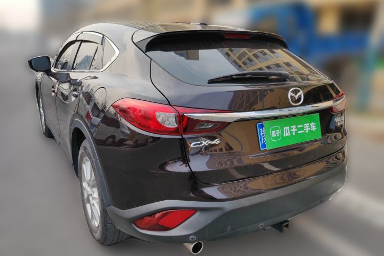 Used Mazda CX-4 2018 2.0L Automatic Two-Wheel Drive Blue Sky Luxury Edition Rear Left 45 Deg