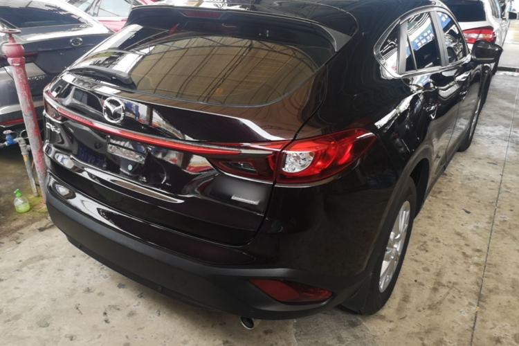 Used Mazda CX-4 2018 2.0L Automatic Two-Wheel Drive Blue Sky Luxury Edition Rear Right 45 Deg