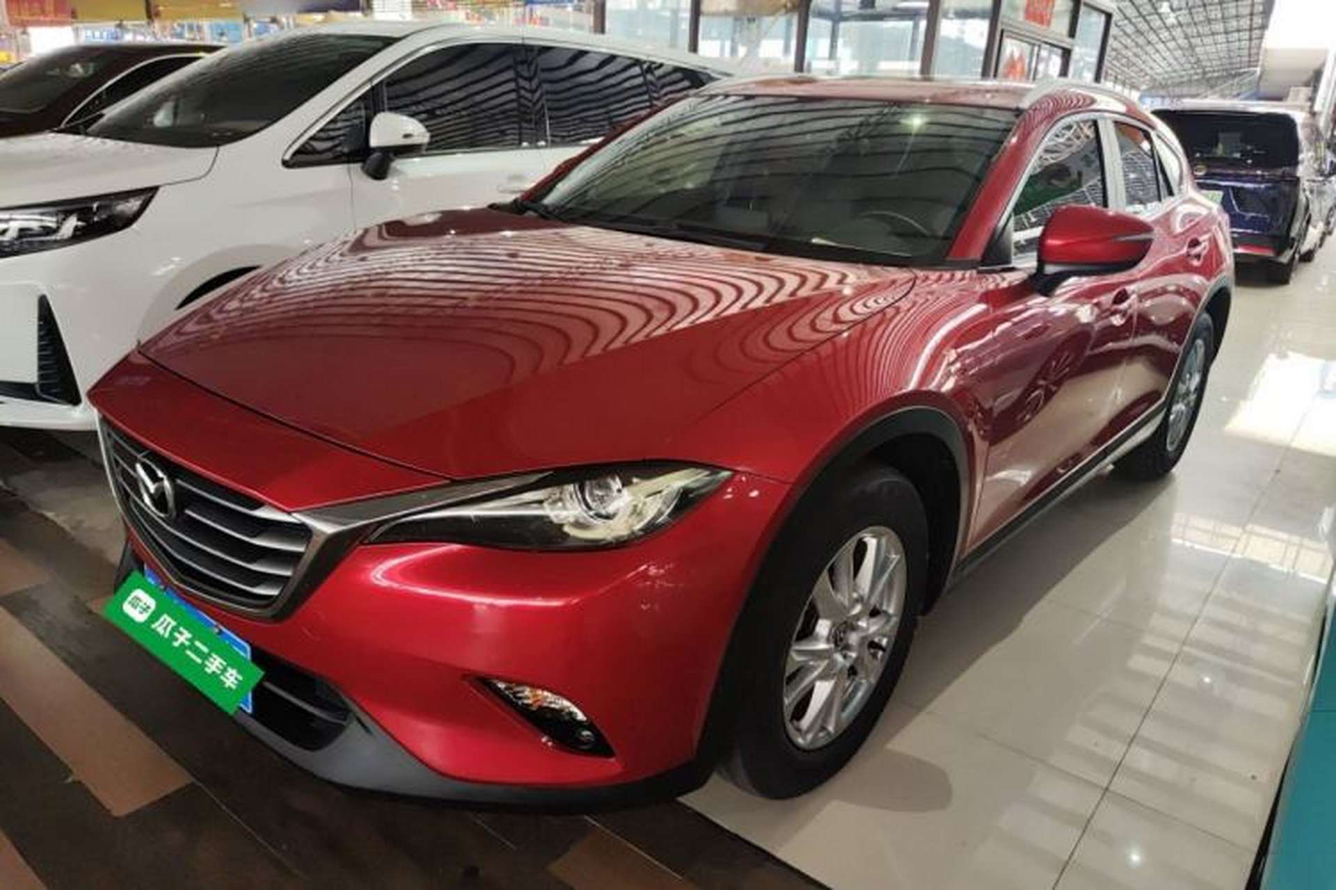 Used Mazda CX-4 2018 2.0L Automatic Two-Wheel Drive Blue Sky Luxury Edition Front Left 45 Deg