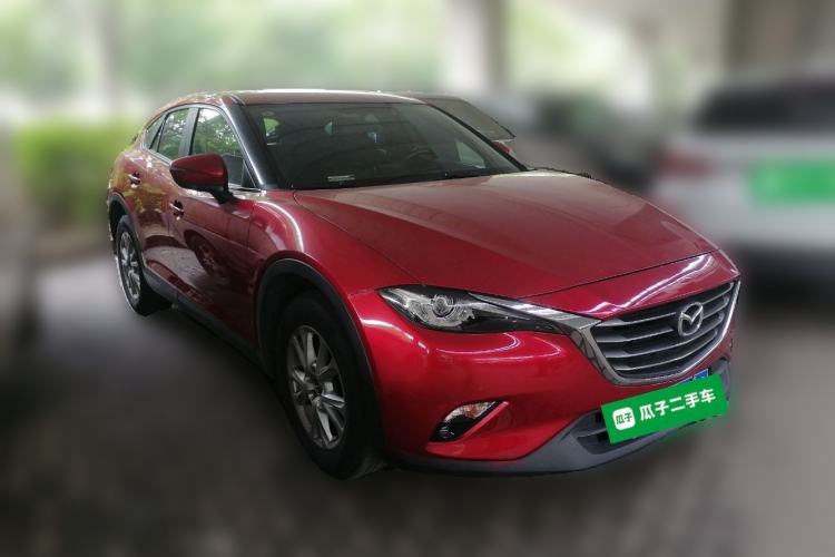 Used Mazda CX-4 2018 2.0L Automatic Two-Wheel Drive Blue Sky Luxury Edition Front Right 45 Deg