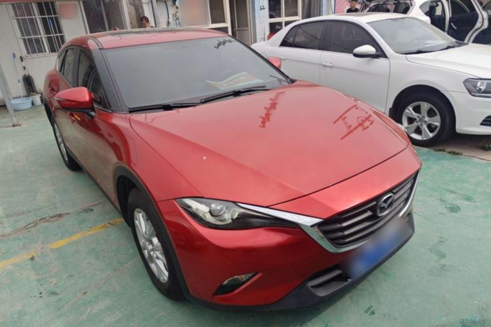 Used Mazda CX-4 2018 2.0L Automatic Two-Wheel Drive Blue Sky Exploration Version China V Standard Front Right 45 Deg