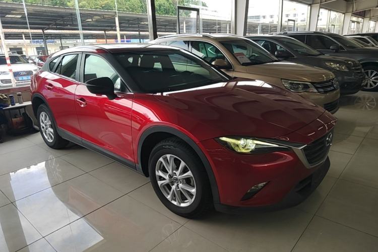 Used Mazda CX-4 2018 2.0L Automatic Two-Wheel Drive Blue Sky Dynamic Version China V Standard Front Right 45 Deg