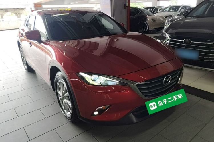 Used Mazda CX-4 2018 2.0L Automatic Two-Wheel Drive Blue Sky Luxury Edition Front Right 45 Deg