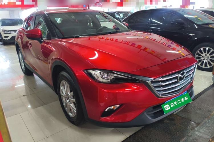 Used Mazda CX-4 2018 2.0L Automatic Two-Wheel Drive Blue Sky Dynamic Version China V Standard Front Right 45 Deg