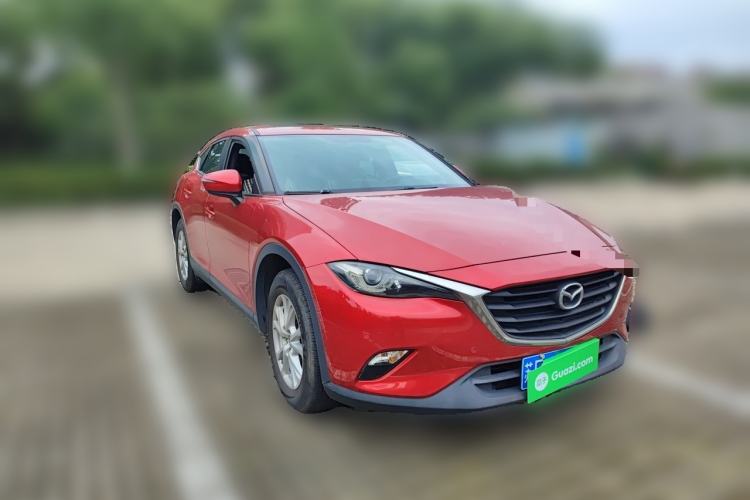 Used Mazda CX-4 2018 2.0L Automatic Two-Wheel Drive Blue Sky Luxury Edition Front Right 45 Deg